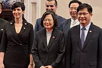 Přijetí u tchajwanské prezidentky
