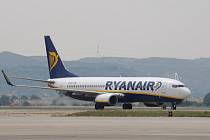 Letoun irských nízkonákladových aerolinek Ryanair