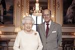 Britská královna Alžběta II. a princ Philip 