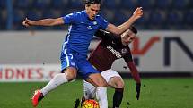 Liberec - Sparta: Michael Rabušic a Milan Kadlec