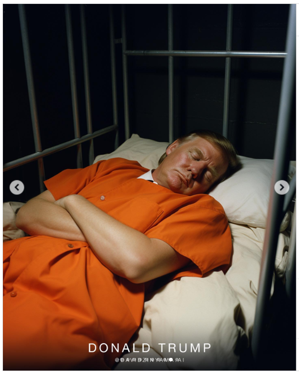Exprezident Donald Trump ve vězeňské cele