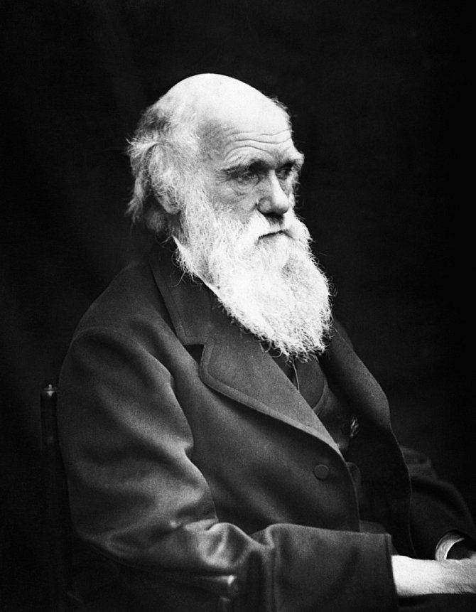 Charles Darwin (1809-1882) v pozdějším věku