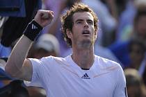 Andy Murray po vítězství nad Tomášem Berdychem v semifinále US Open.