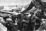 Dělostřelci československých jednotek v Tobruku, 1941