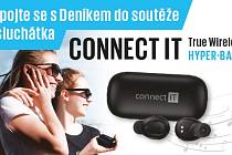 Zapojte se s Deníkem do soutěže o sluchátka CONNECT IT True Wireless HYPER-BASS.