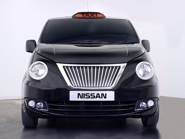 Upravený Nissan NV200 jako taxík pro Londýn.