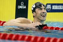 Světový rekordman Američan Michael Phelps. 