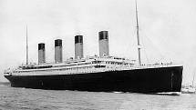 Zaoceánský parník Titanic. Potopil se v noci ze 14. na 15. dubna 1912. Vrak objevil v roce 1985 oceánograf Robert Ballard.