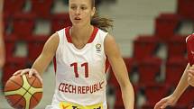 Česká basketbalistka Kateřina Elhotová.