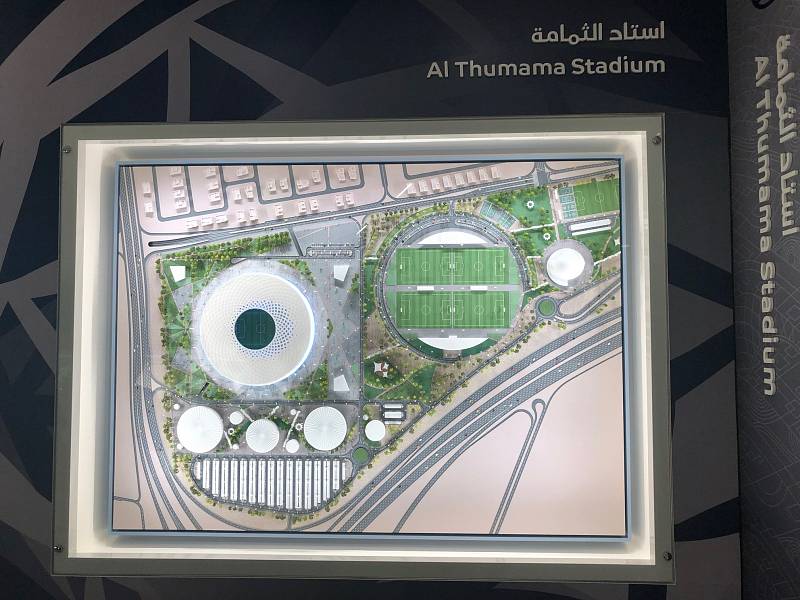 Al Thumama Stadium.