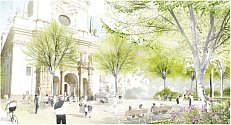 Vizualizace druhé etapy proměny Karlova náměstí