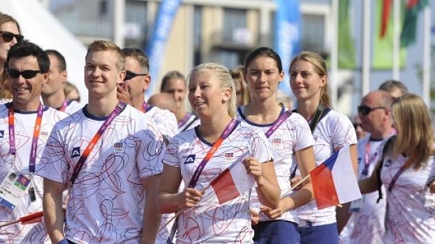 Tsjekkiske idrettsutøvere ble offisielt ønsket velkommen til den olympiske landsbyen