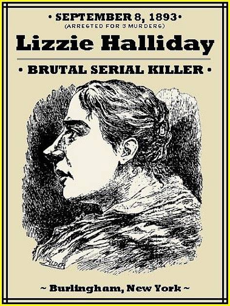 Případ vražedkyně Lizzie Halliday se dostal na první stránky amerického tisku
