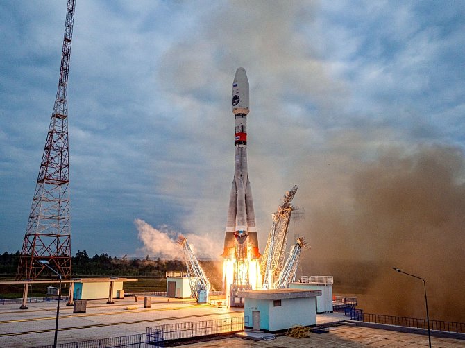 Start ruské rakety s modulem Luna-25