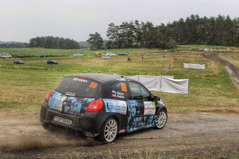 Daniel Balcar po sedmnácti letech opět závodil v rallye. Invelt Rally Pačejov absolvoval s Renaultem Clio R3. Foto: Robert Balcar - RB Print