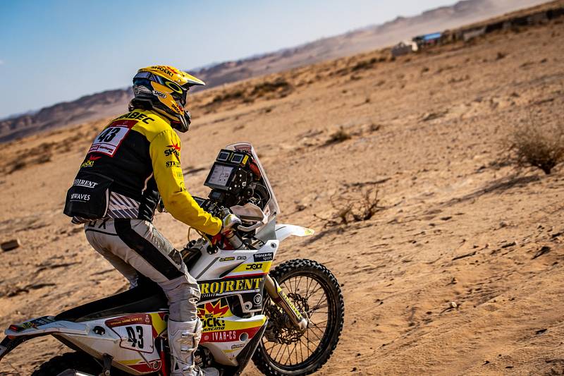 Motocyklista Jan Brabec na Rallye Dakar 2020