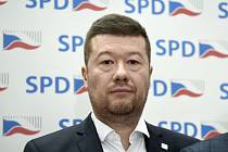 Předseda SPD Tomio Okamura.