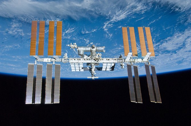 Mezinárodní vesmírná stanice. Ilustrační snímek