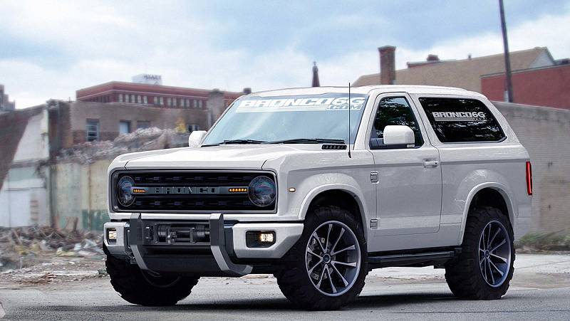 Vizualizace Ford Bronco 2020.