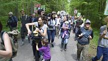 Proti kácení posledního zbytku původního evropského pralesa protestovaly stovky aktivistů