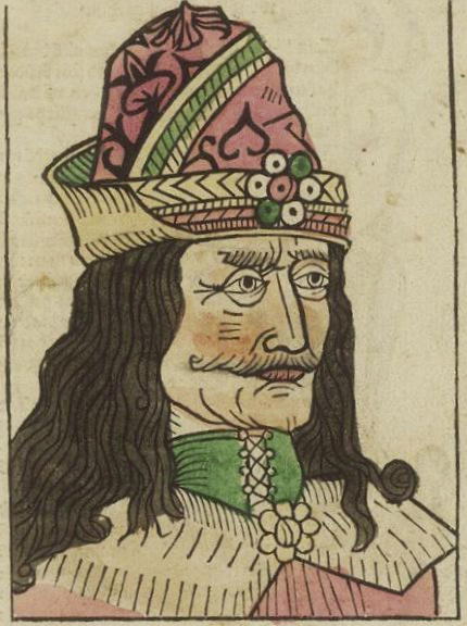 Dřevoryt zobrazující Vlada III. Narážeče