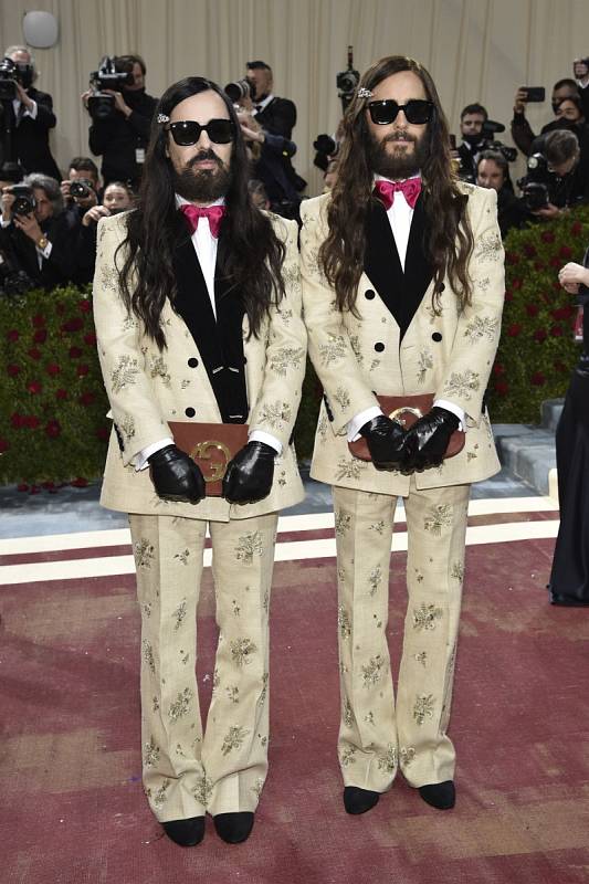 Alessandro Michele a Jared Leto na Met Gala 2022.