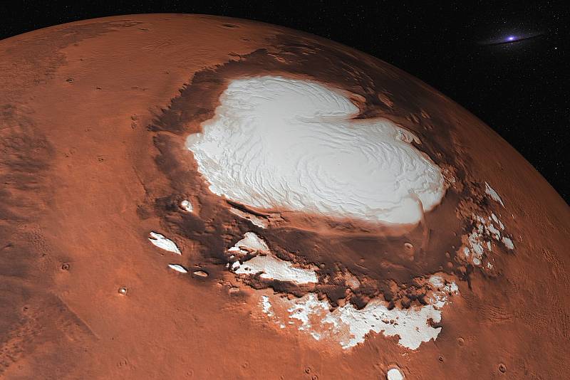 Planeta Mars. Ilustrační snímek
