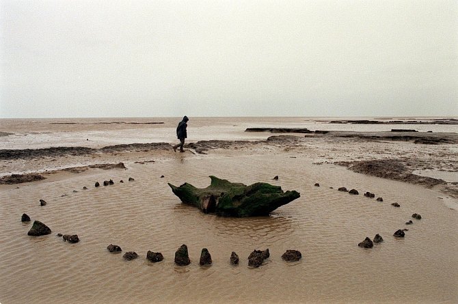 Snímek Seahenge z roku 1999.