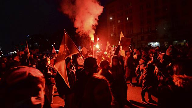 Demonstrace ve Varšavě