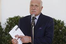 Prezident Václav Klaus představil na Pražském hradě svoji knihu My, Evropa a svět.