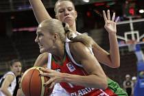 Slovenské basketbalistky prohrály na mistrovství Evropy s Běloruskem až v prodloužení.