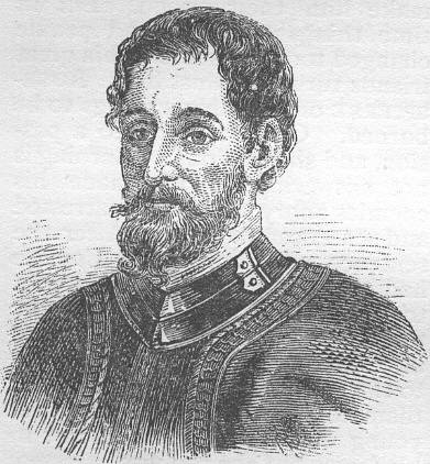 Španělský conquistador, otrokář a objevitel Mississippi Hernando de Soto