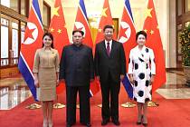 Severokorejský vůdce Kim Čong-un navštívil Peking