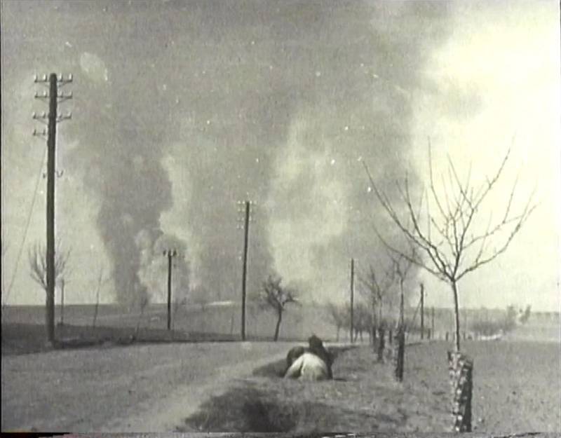 Kralupy nad Vltavou po ničivém bombardování v březnu 1945