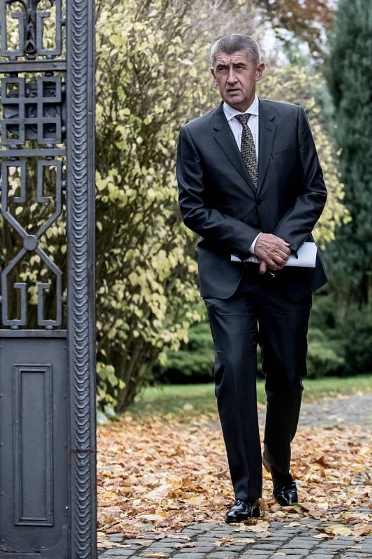 Šéf hnutí ANO Andrej Babiš se sešel s prezidentem Milošem Zemanem v Lánech