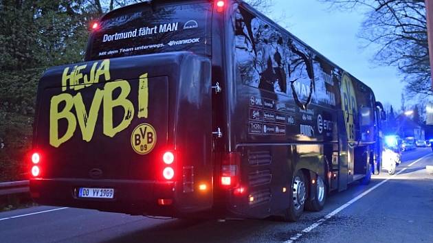 Exploze zasáhla autobus hráčů Borussia Dortmund