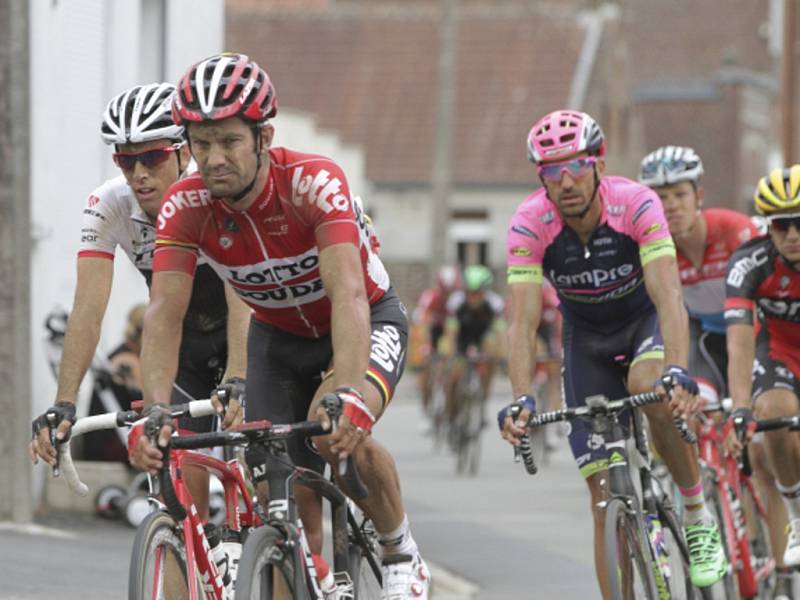 Adam Hansen na Tour de France.