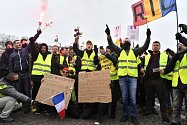 Do ulic Paříže znovu vyrazili příslušníci Hnutí žlutých vest