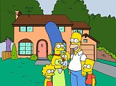 Animovaná rodina Simpsonových.
