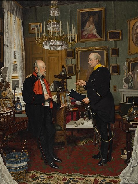 Nejbližším spolupracovníkem císaře Viléma I. byl kancléř Otto von Bismarck. Císař mu nechával prakticky volnou ruku.