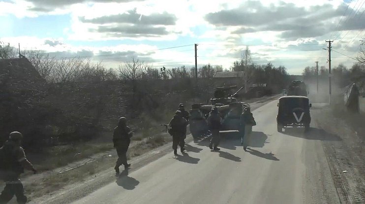 Ruští vojáci na Ukrajině. Ilustrační snímek