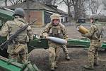 Vojáci na rusko-ukrajinské hranici