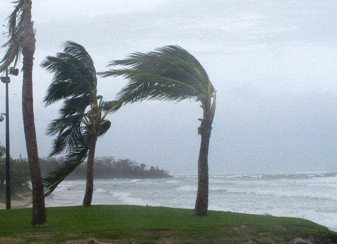 Tropická bouře. Ilustrační snímek