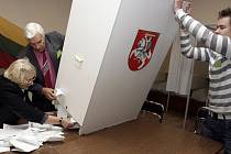 Sčítání hlasů ve Vilnjusu.