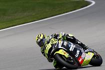 Andrea Iannone při závodě Moto2 ve Velké ceně České republiky.