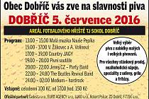 Slavnosti piva v Dobříči 5. července 2015.