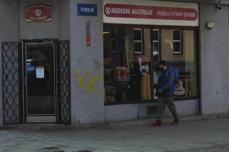 Ulice Stodolní, 4. března 2019 v Ostravě. Foto: Iveta Dudková