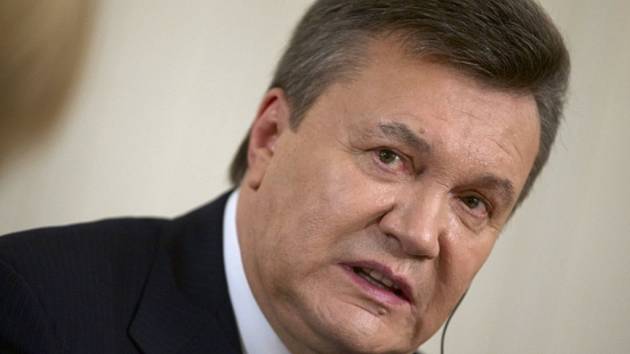 Sesazený ukrajinský prezident Viktor Janukovyč.