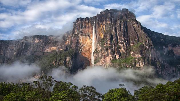 Venezuelský vodopád Salto Ángel