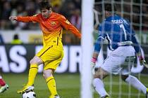 Útočník Lionel Messi překročil hranici tří stovek branek vstřelených v dresu katalánského klubu.